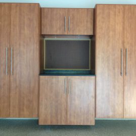 brown garage cabinets augusta